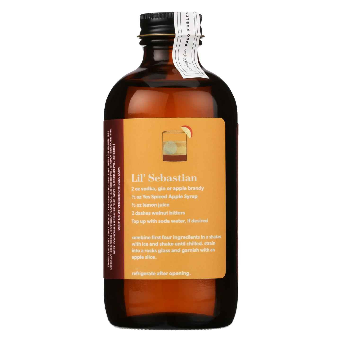 Yes Cocktail Co Spiced Apple Syrup (8 oz)