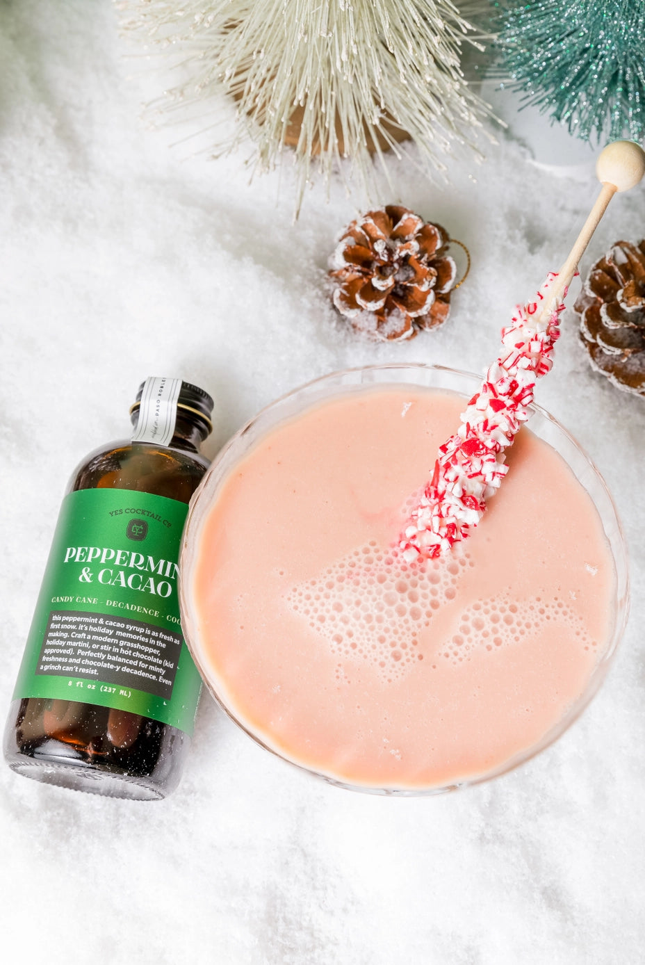 Yes Cocktail Co Peppermint Cacao Syrup (8 oz)