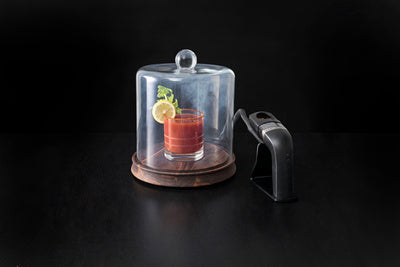 Crafthouse Signature Mini Smoke Cloche  Set , 6.6"