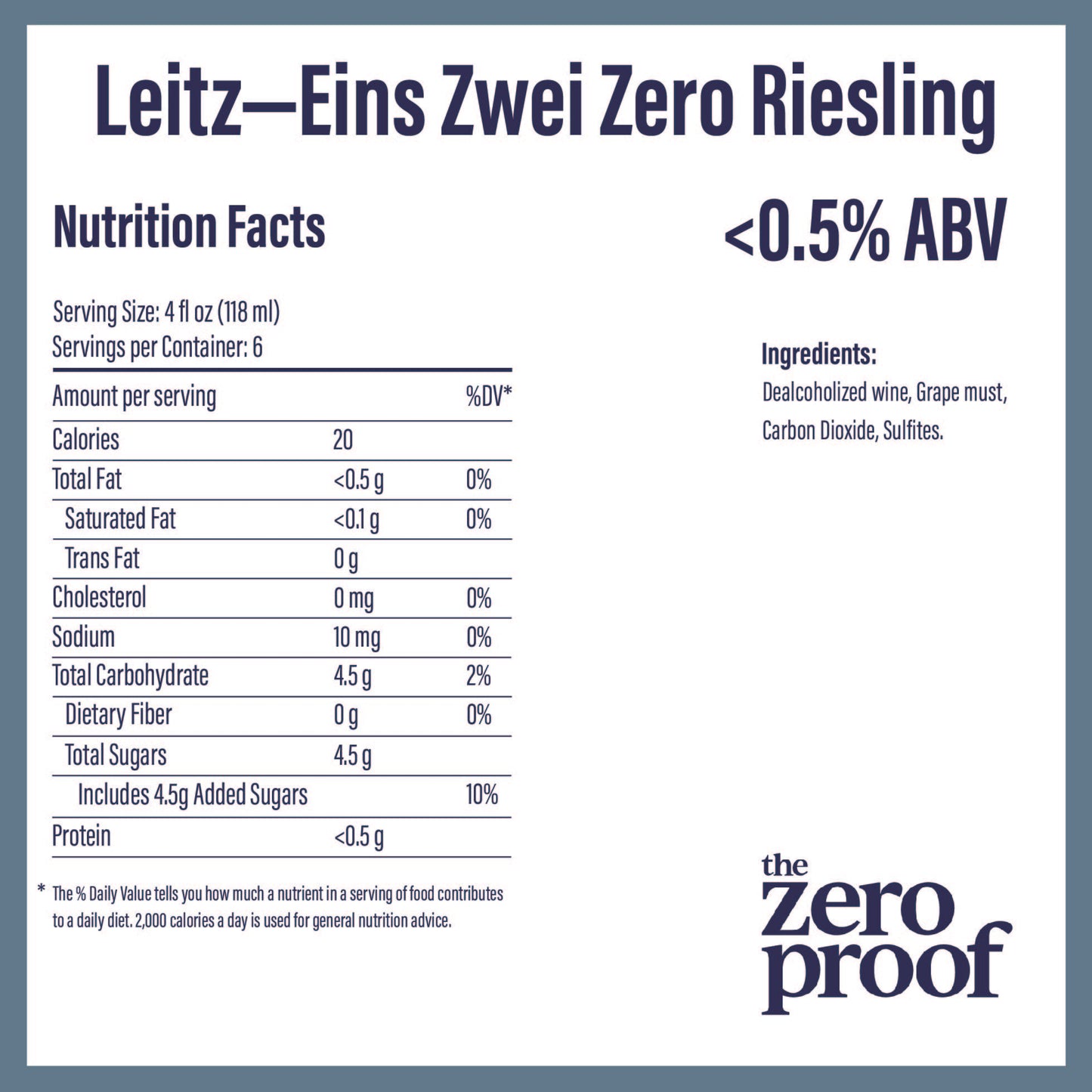 Leitz - Eins Zwei Zero Riesling