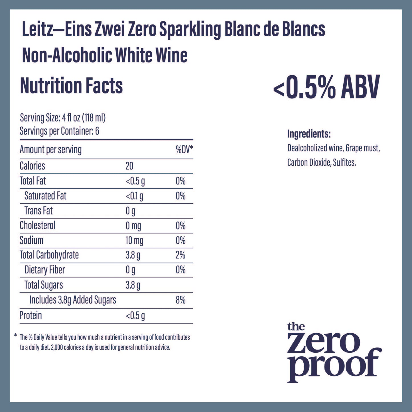 Leitz - Eins Zwei Zero Sparkling Blanc de Blancs