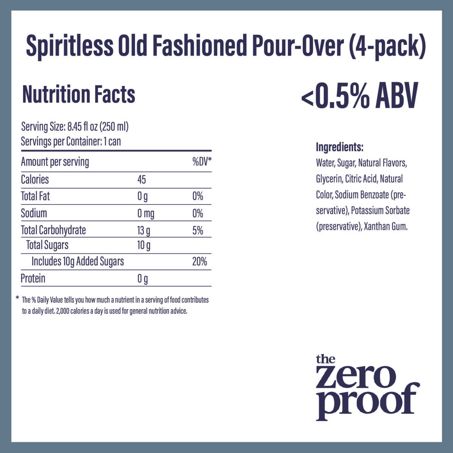 Spiritless Old Fashioned Pour-Over (4-pack)