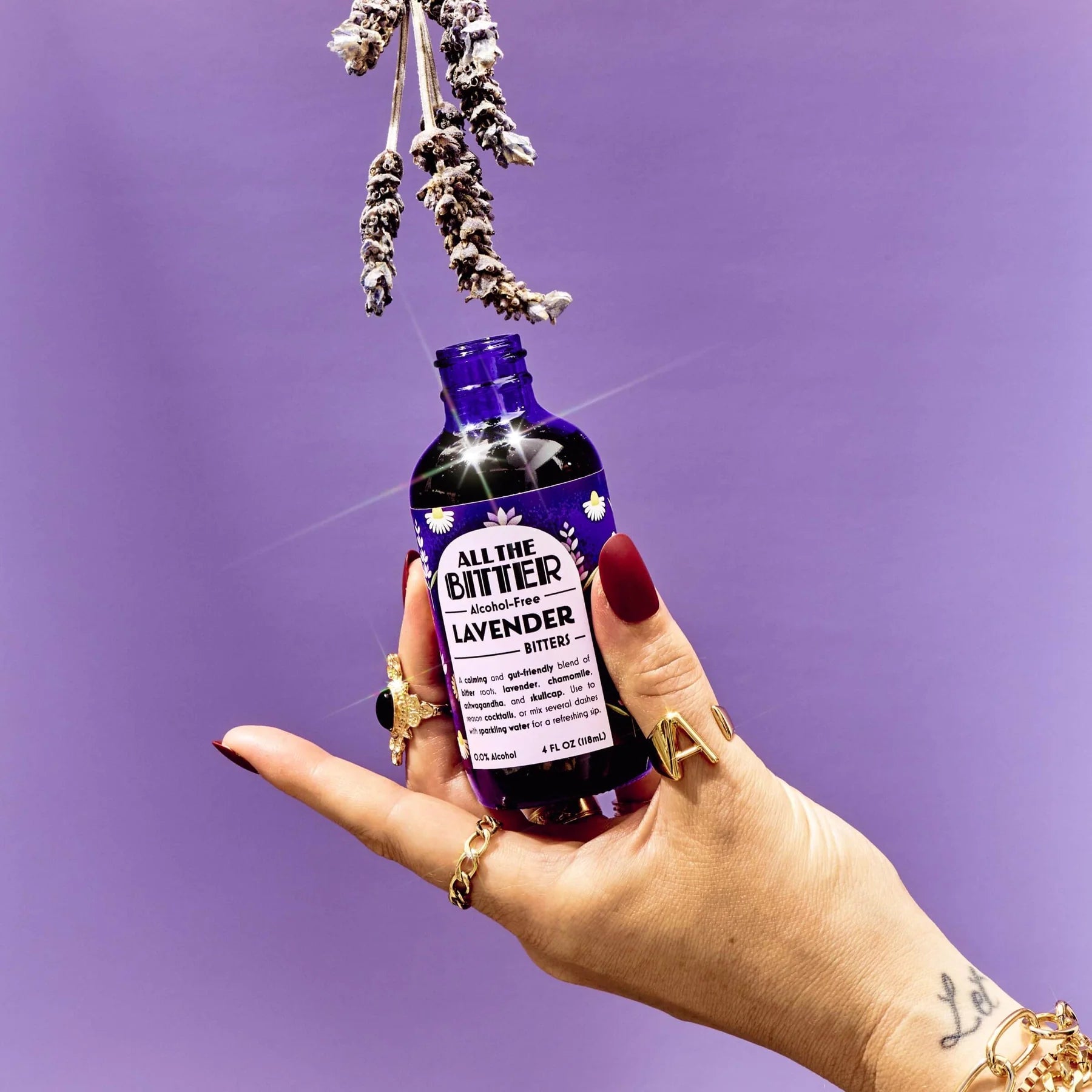 All The Bitter Lavender Bitters (4 oz) - The Zero Proof