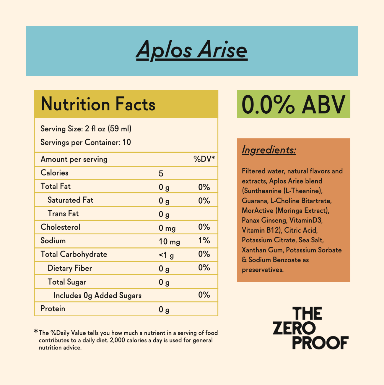 Aplós Arise (575 ml) - The Zero Proof