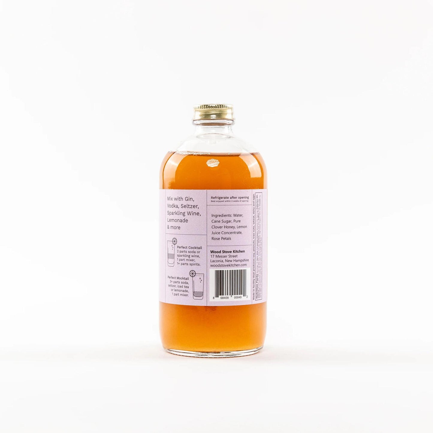 Wood Stove Kitchen Rose Honey Lemon Mixer (16 oz)