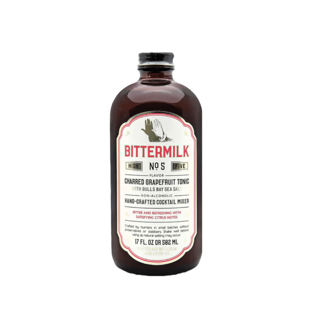 Bittermilk No. 5 Charred Grapefruit Tonic with Bulls Bay Sea Salt - The Zero Proof