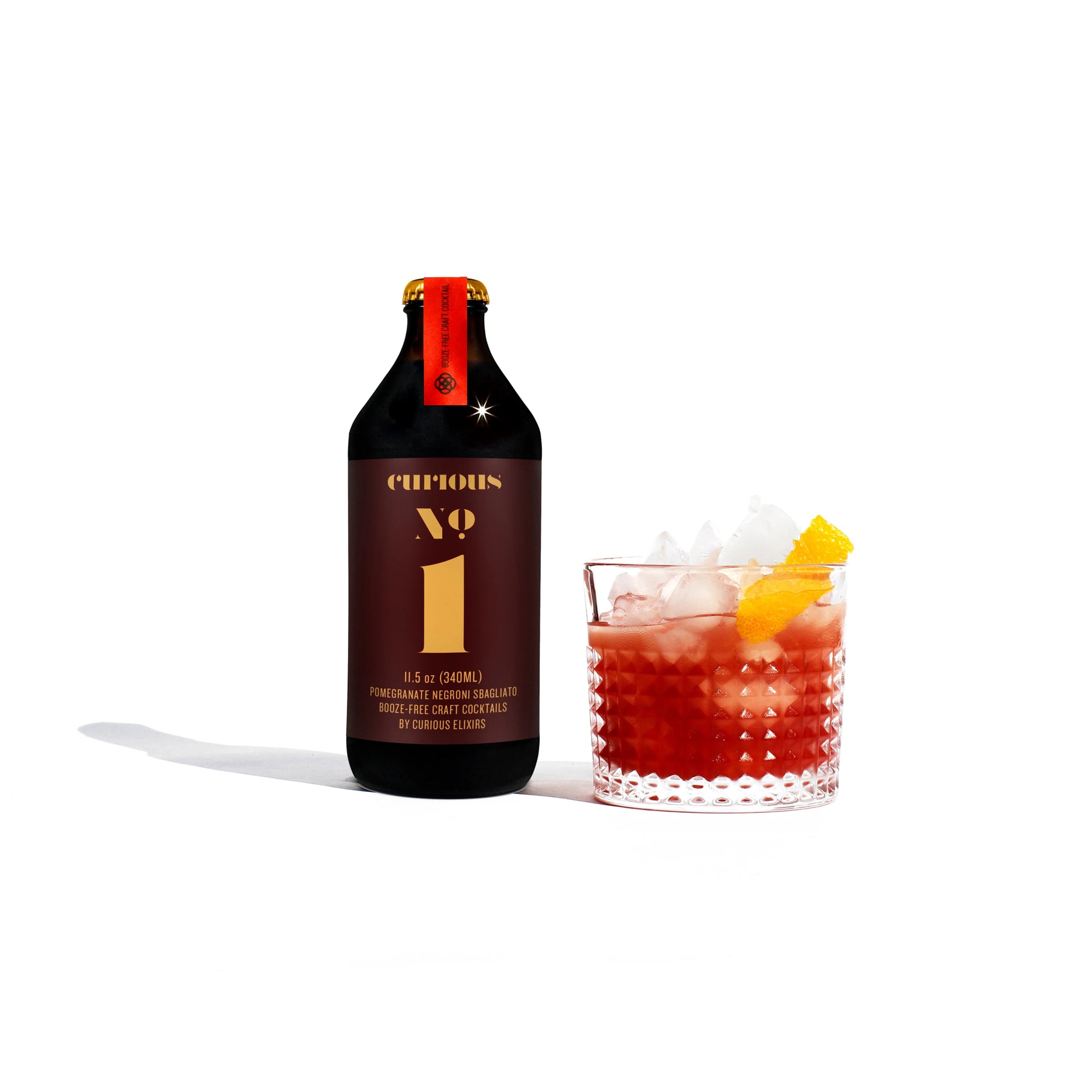 Curious Elixir No. 1 (Negroni) - The Zero Proof