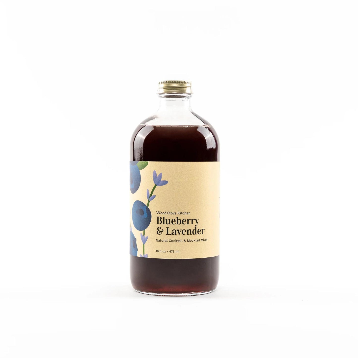 Wood Stove Kitchen Blueberry and Lavender Mixer (16 oz)