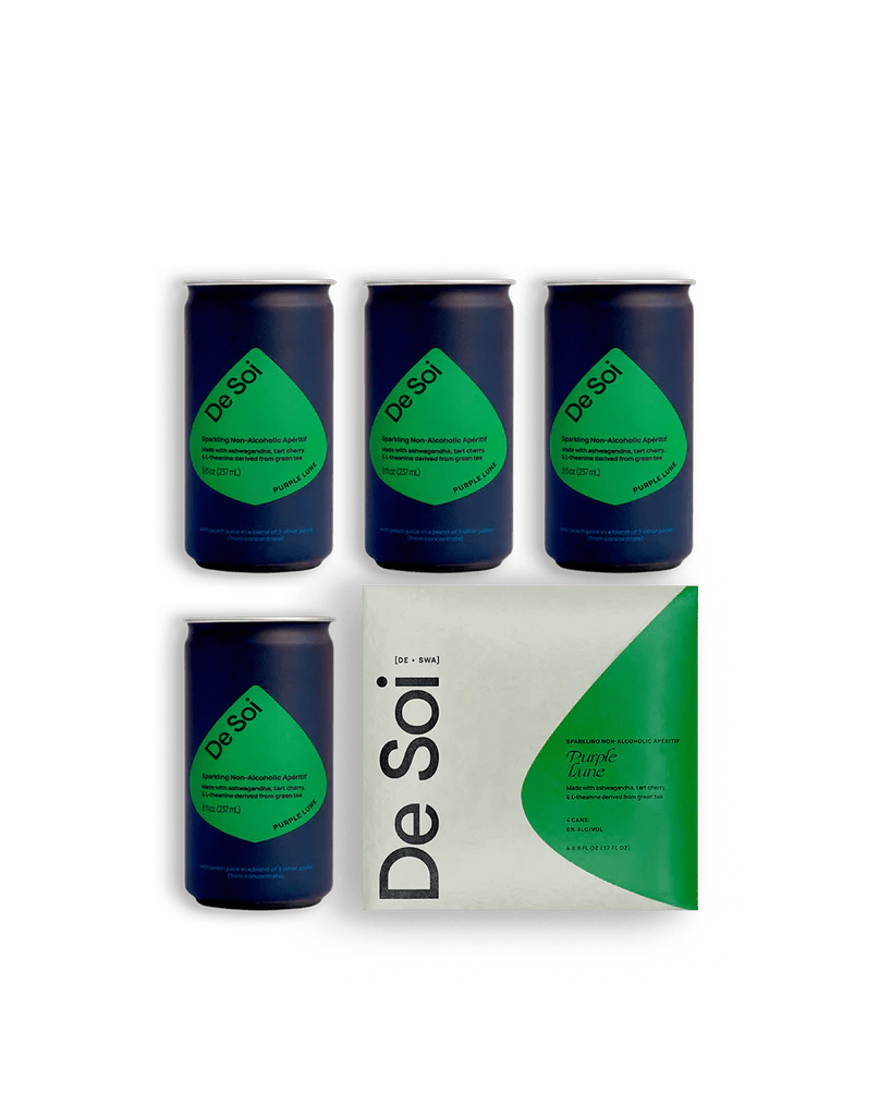 De Soi Purple Lune Non - Alcoholic Apéritif (4 - Pack) - The Zero Proof