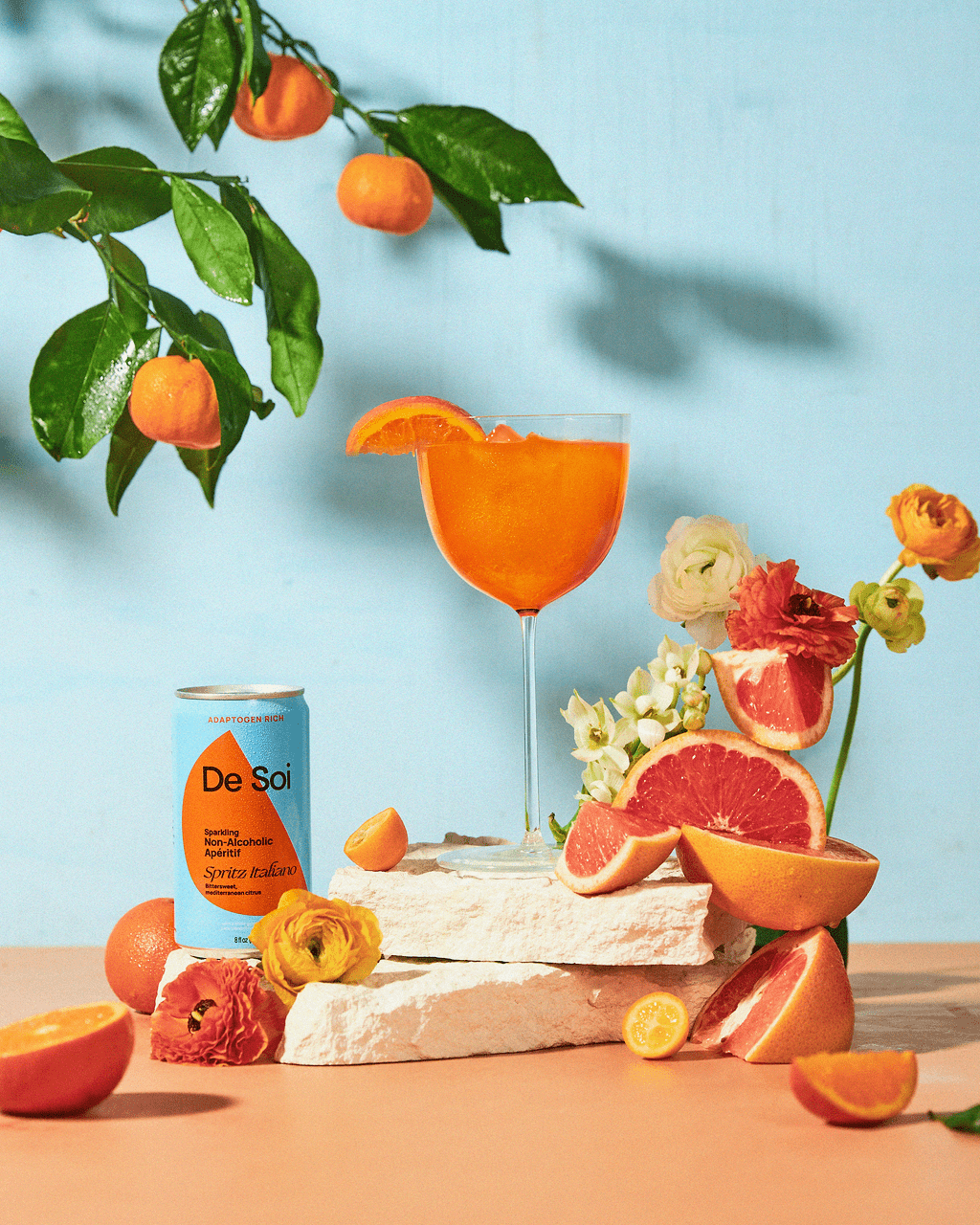 De Soi - Spritz Italiano Non - Alcoholic Canned Aperitif (4 - Pack) - The Zero Proof