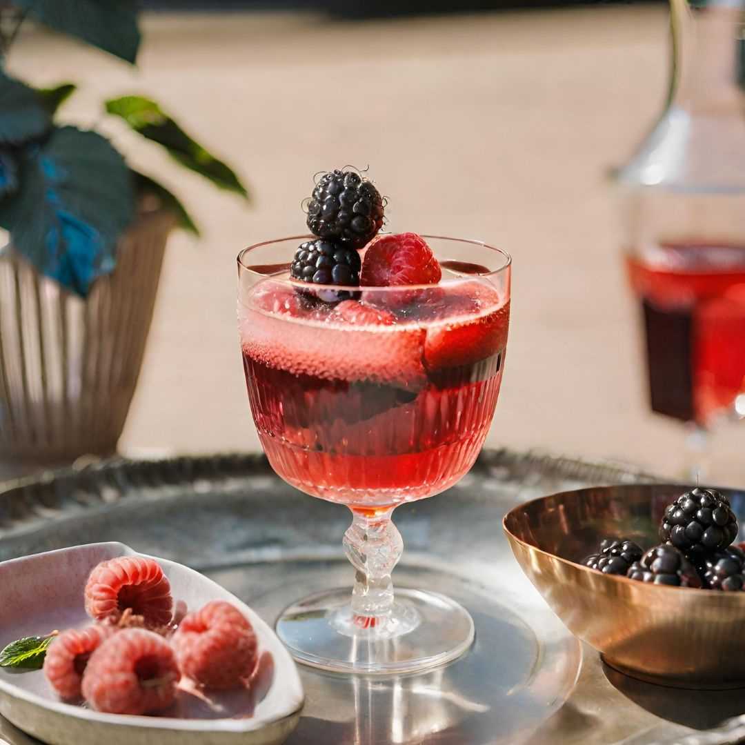 Do'Mo Scrumptious Berry Bramble — Non - Alcoholic Cocktail - The Zero Proof