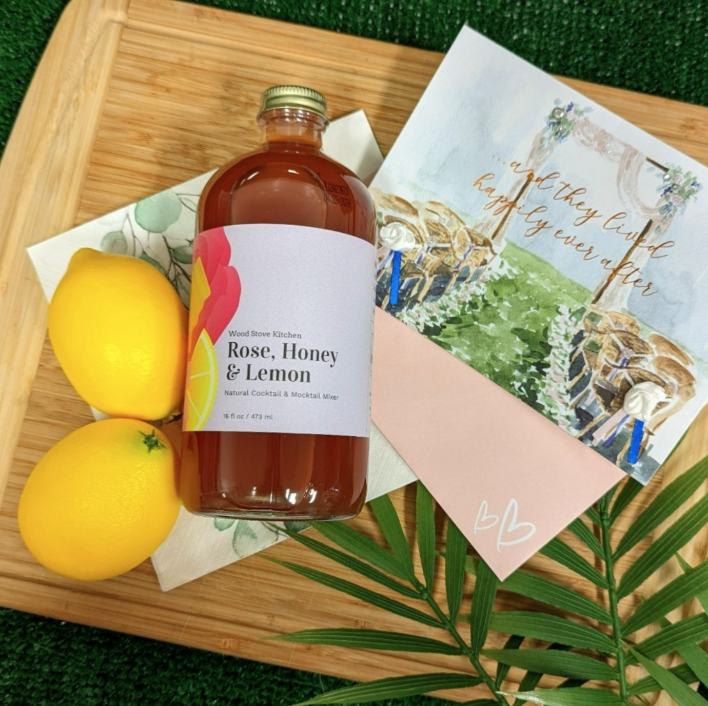 Wood Stove Kitchen Rose Honey Lemon Mixer (16 oz)