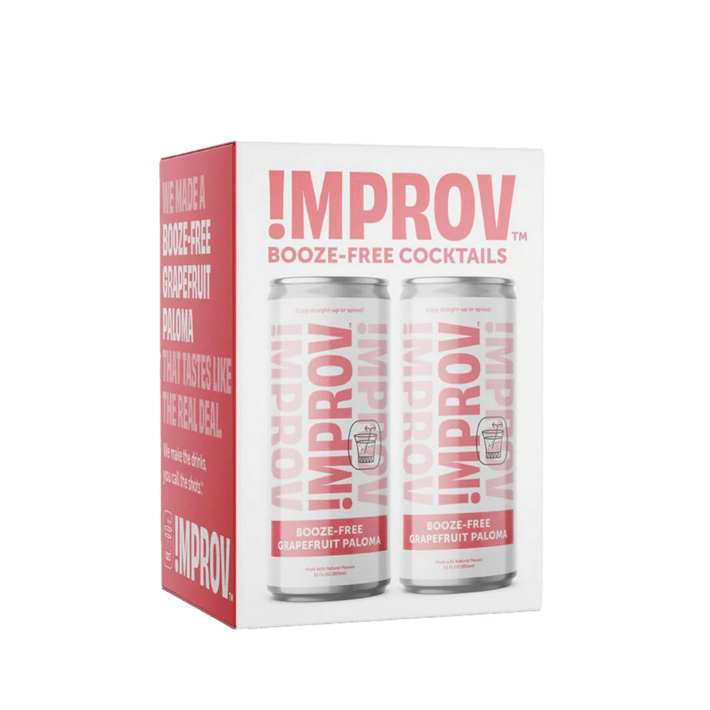 Improv Booze-Free Grapefruit Paloma (4-pack)