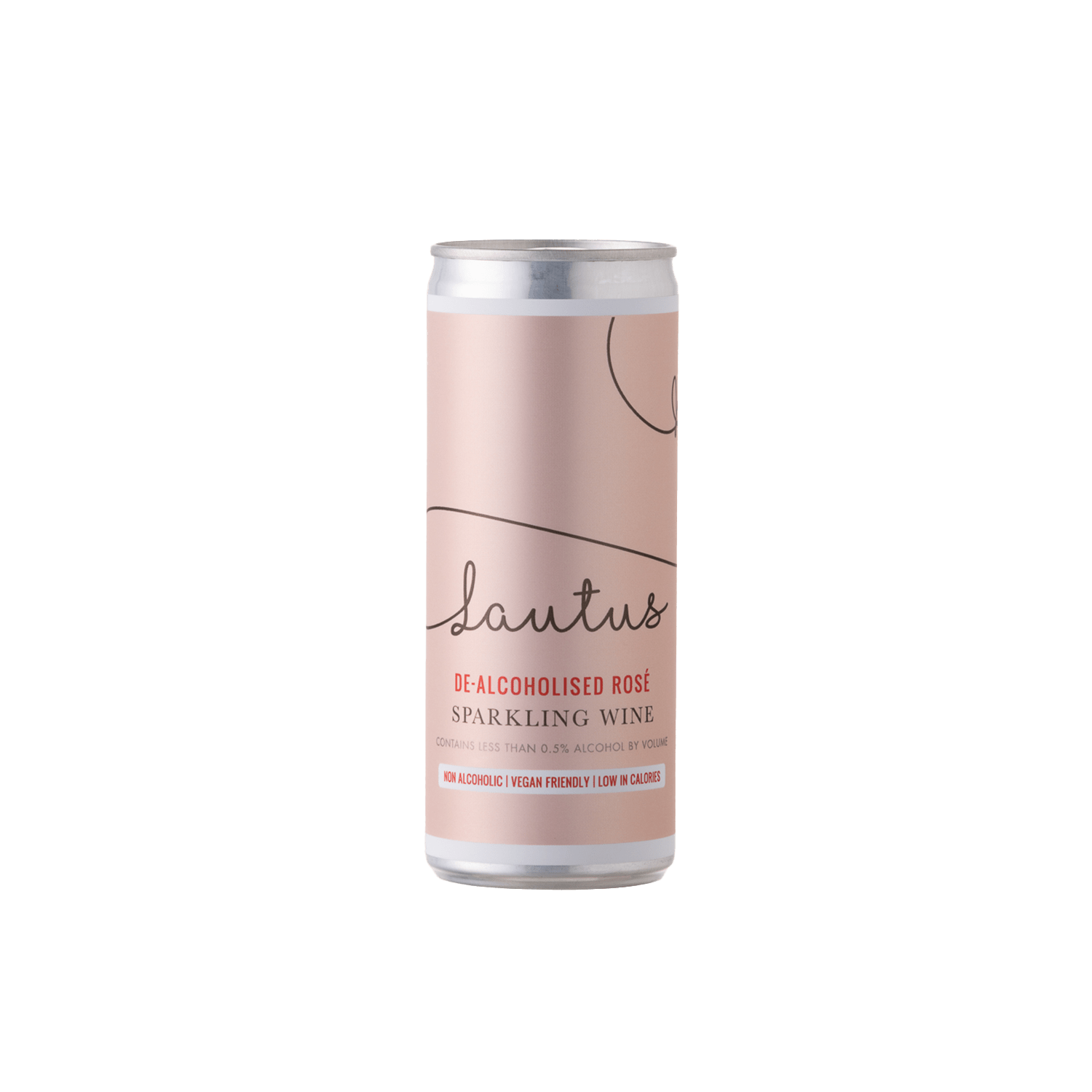 Lautus - Sparkling Non - Alcoholic Rosé Cans (4 - pack) - The Zero Proof