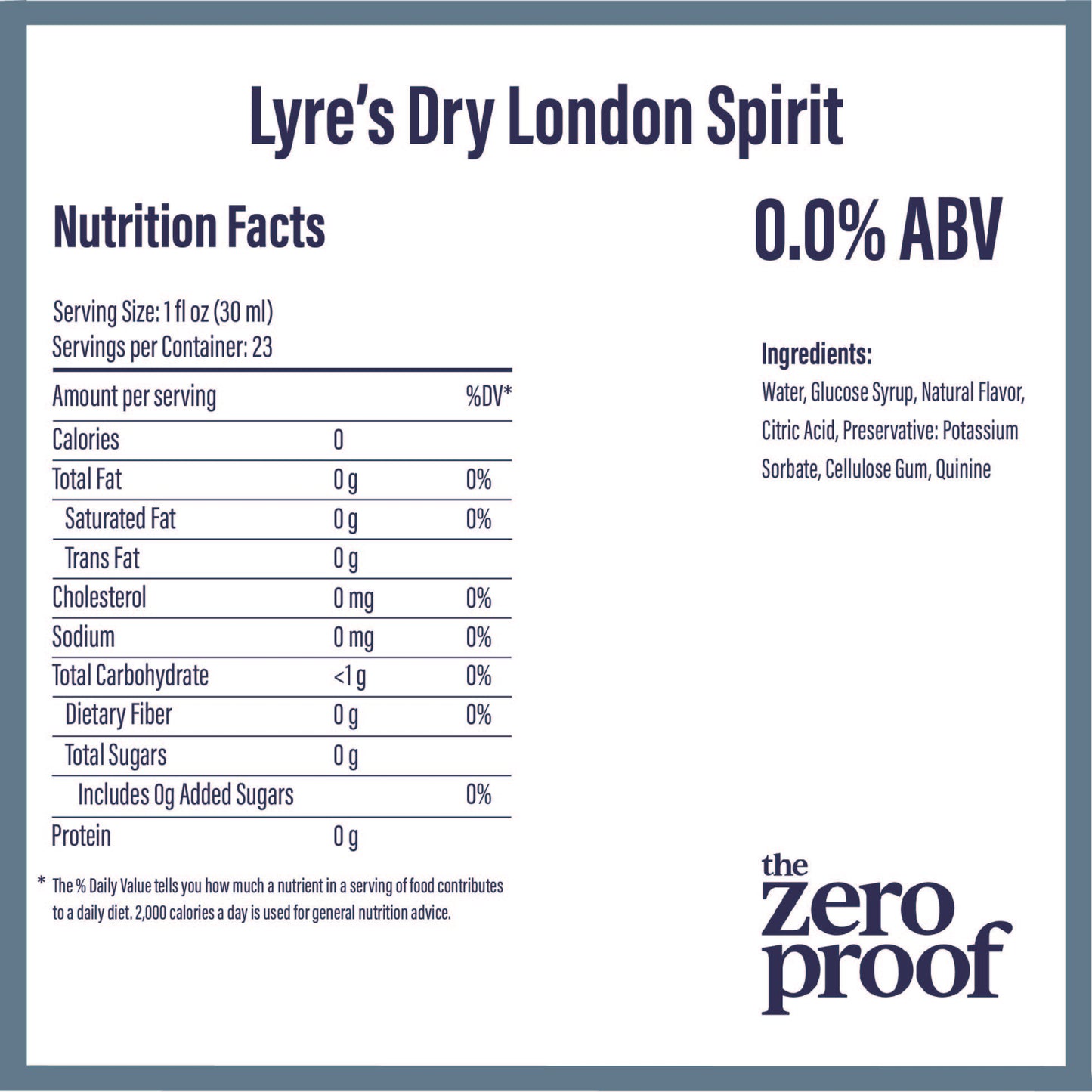 Lyre's Dry London Spirit