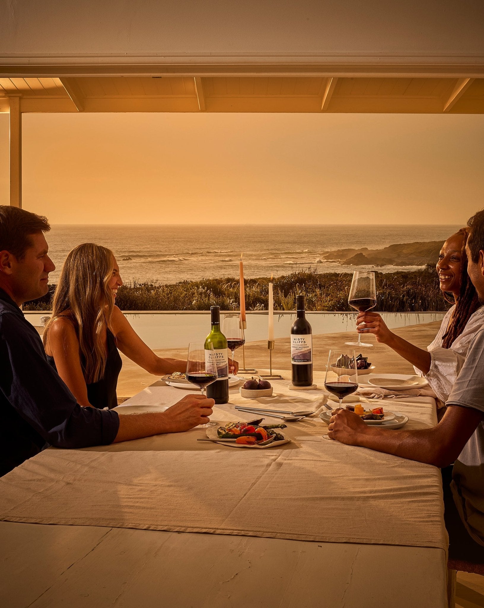 Misty Cliffs Cabernet Sauvignon - Merlot Blend Dealcoholized Wine - The Zero Proof