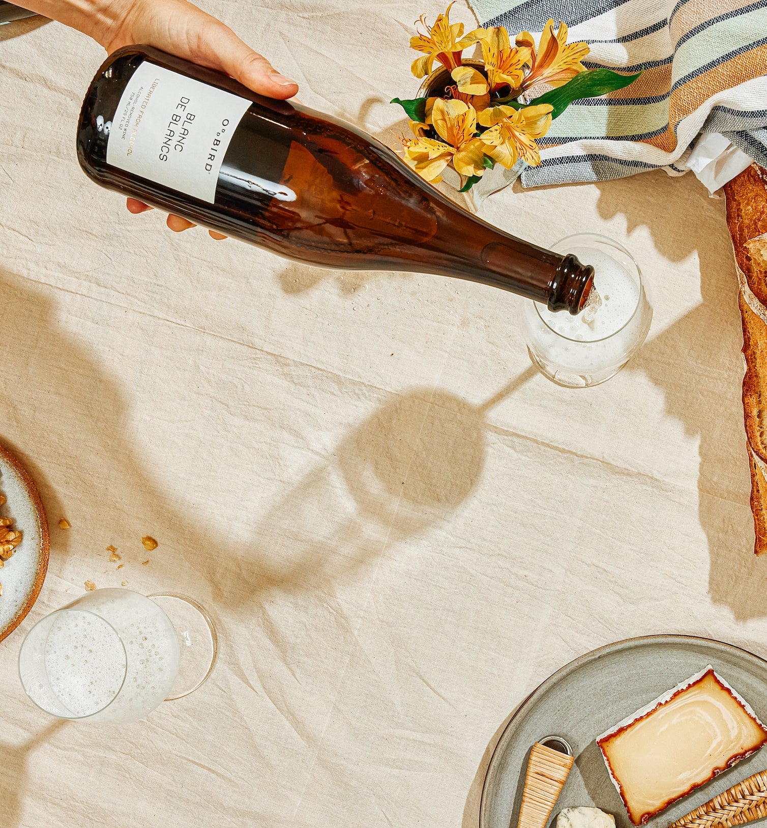 Oddbird Blanc de Blancs Non - Alcoholic Sparkling White Wine - The Zero Proof