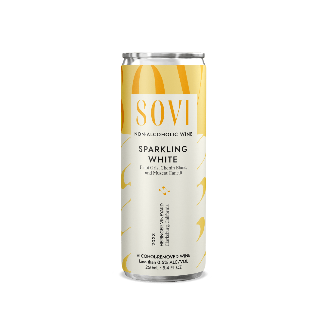 Sovi Sparkling White Wine (4 - pack) - The Zero Proof