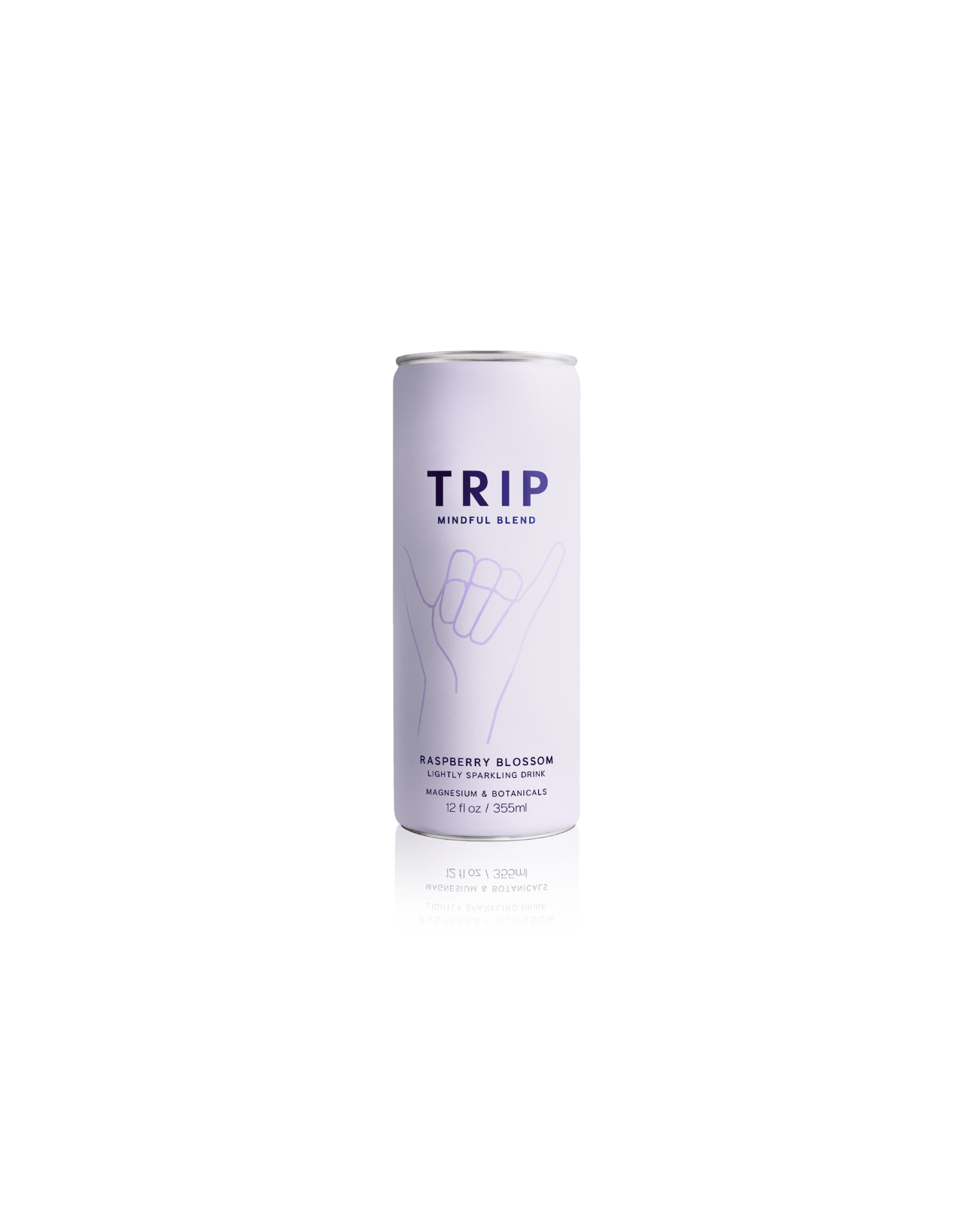 TRIP Mindful Blend Raspberry Orange Blossom Sparkling Botanical Drink - The Zero Proof