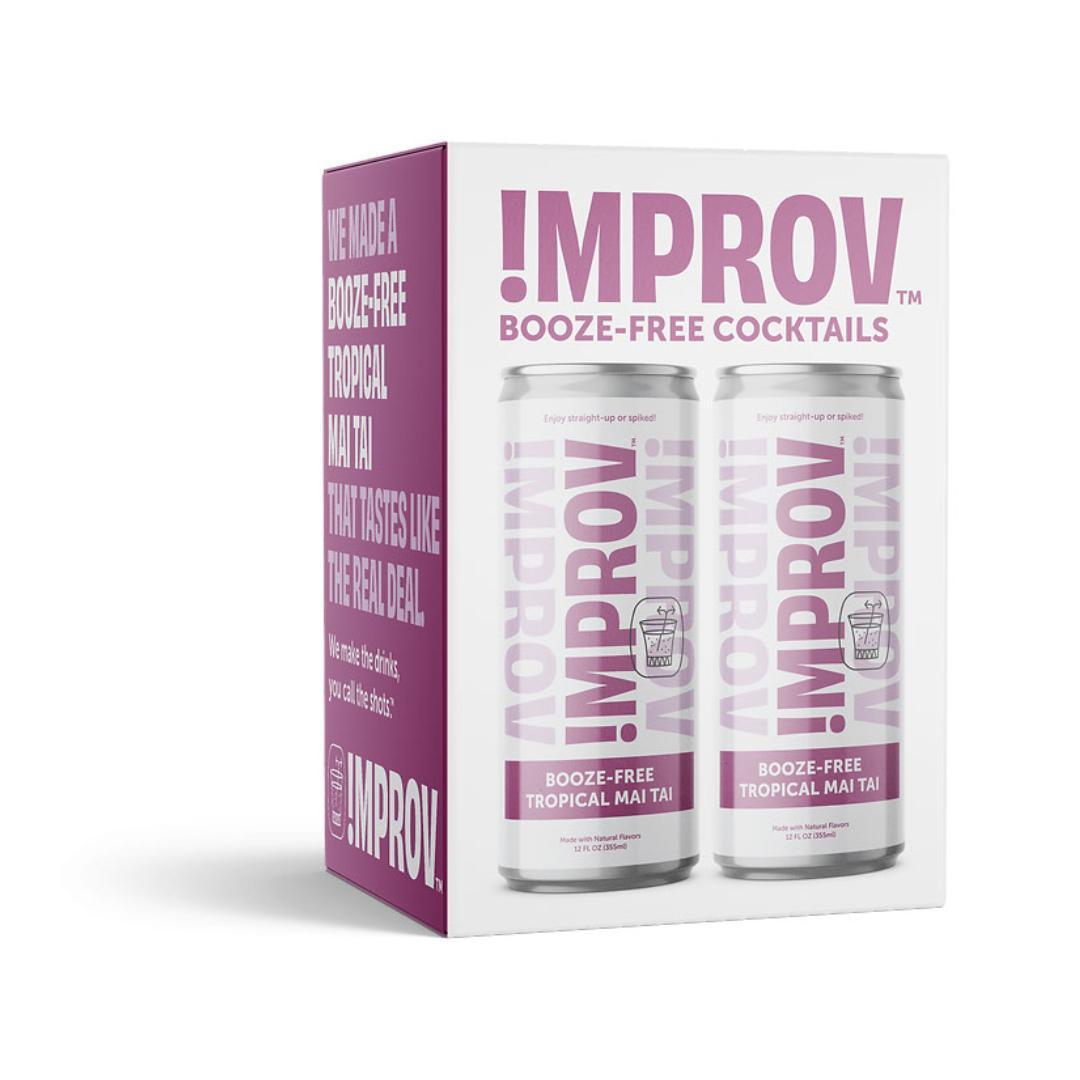 Improv Booze-Free Tropical Mai Tai (4-pack) - zero-proof-shop