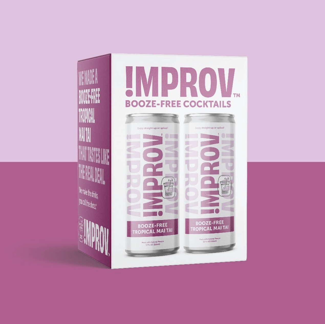 Improv Booze-Free Tropical Mai Tai (4-pack) - zero-proof-shop