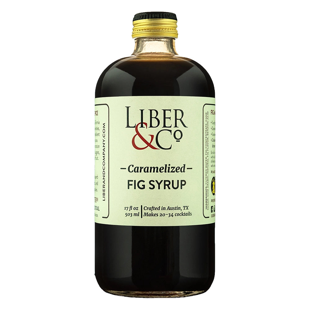 Liber & Co. Caramelized Fig Syrup 9.5 oz - zero-proof-shop
