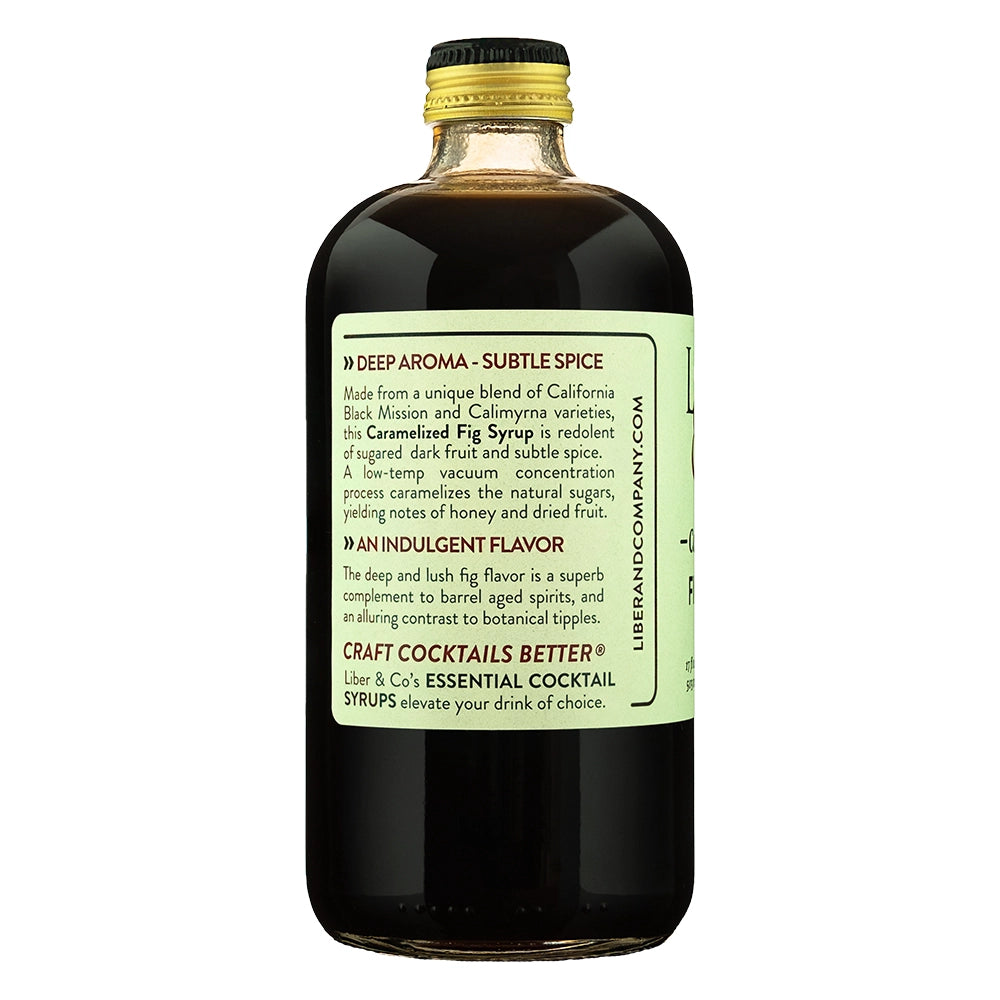 Liber & Co. Caramelized Fig Syrup 9.5 oz - zero-proof-shop