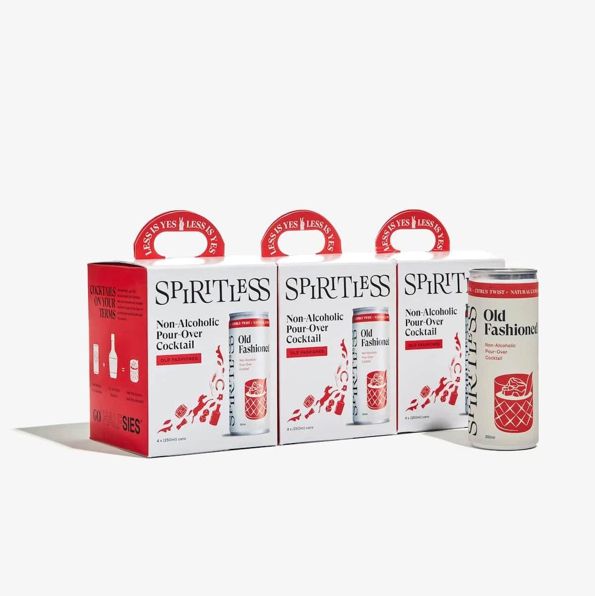 Spiritless Old Fashioned Pour - Over Non - Alcoholic Cocktail (4 - Pack) - The Zero Proof