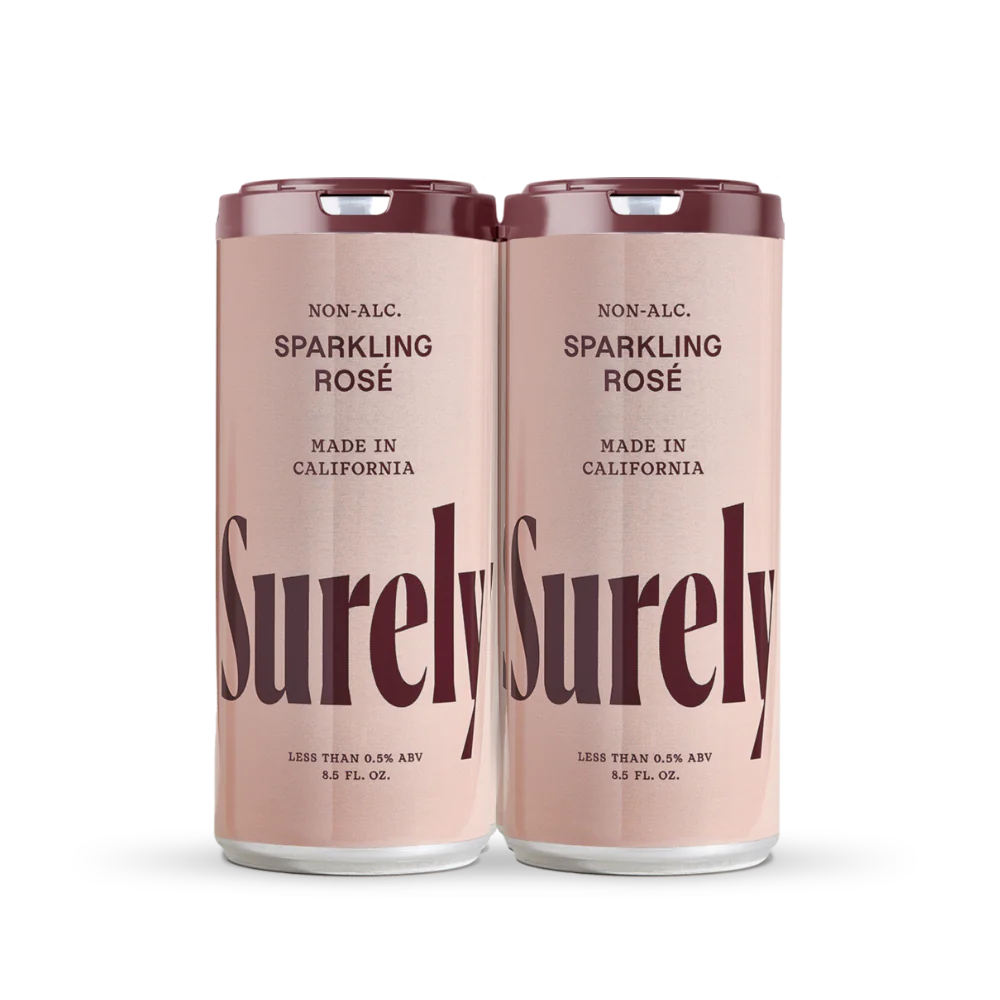 Surely Non-Alcoholic Sparkling Rosé Can (4-Pack)