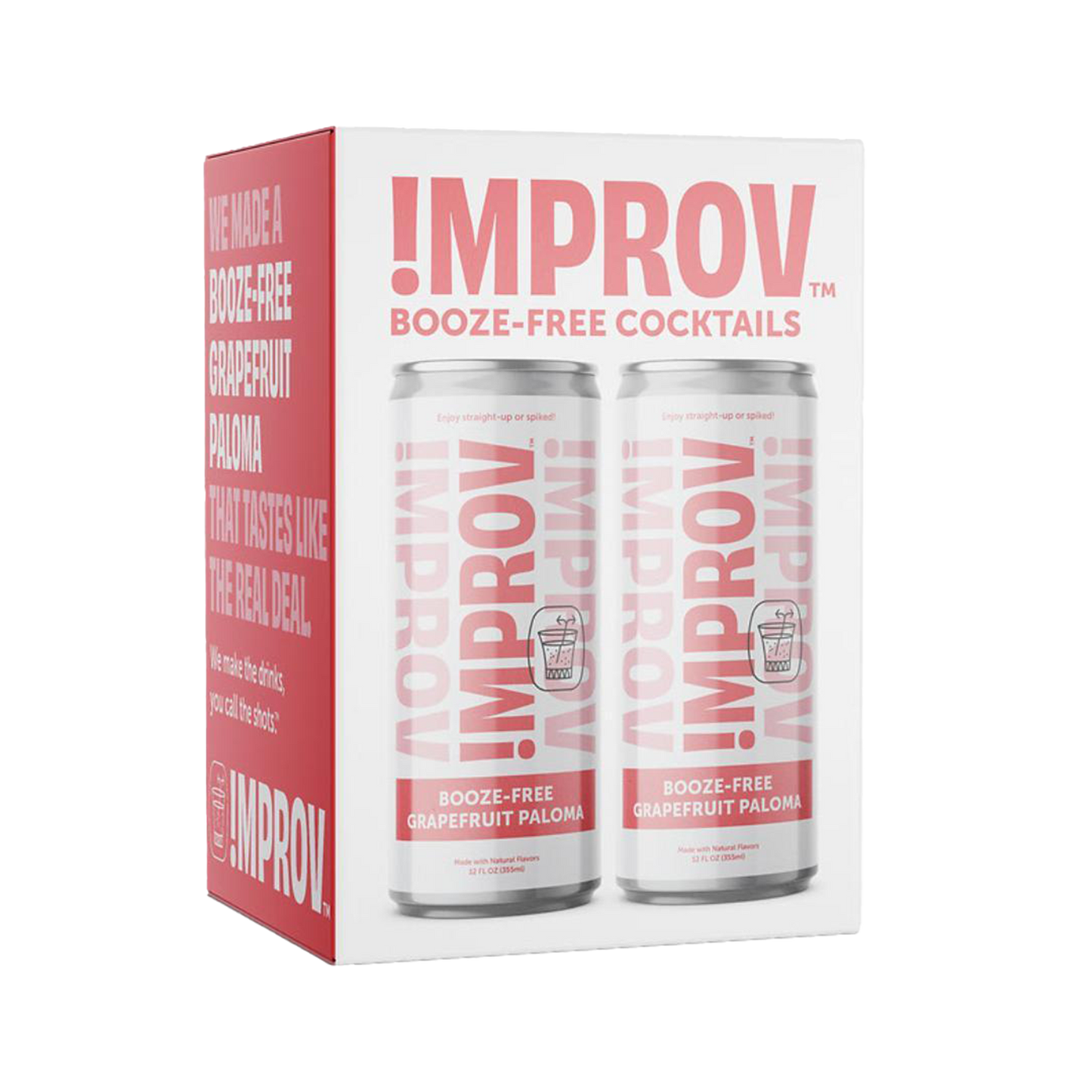 Improv Booze-Free Grapefruit Paloma (4-pack)