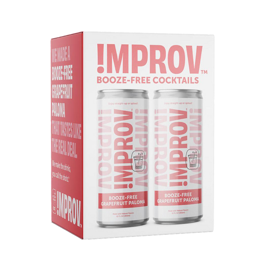 Improv Booze-Free Grapefruit Paloma (4-pack)