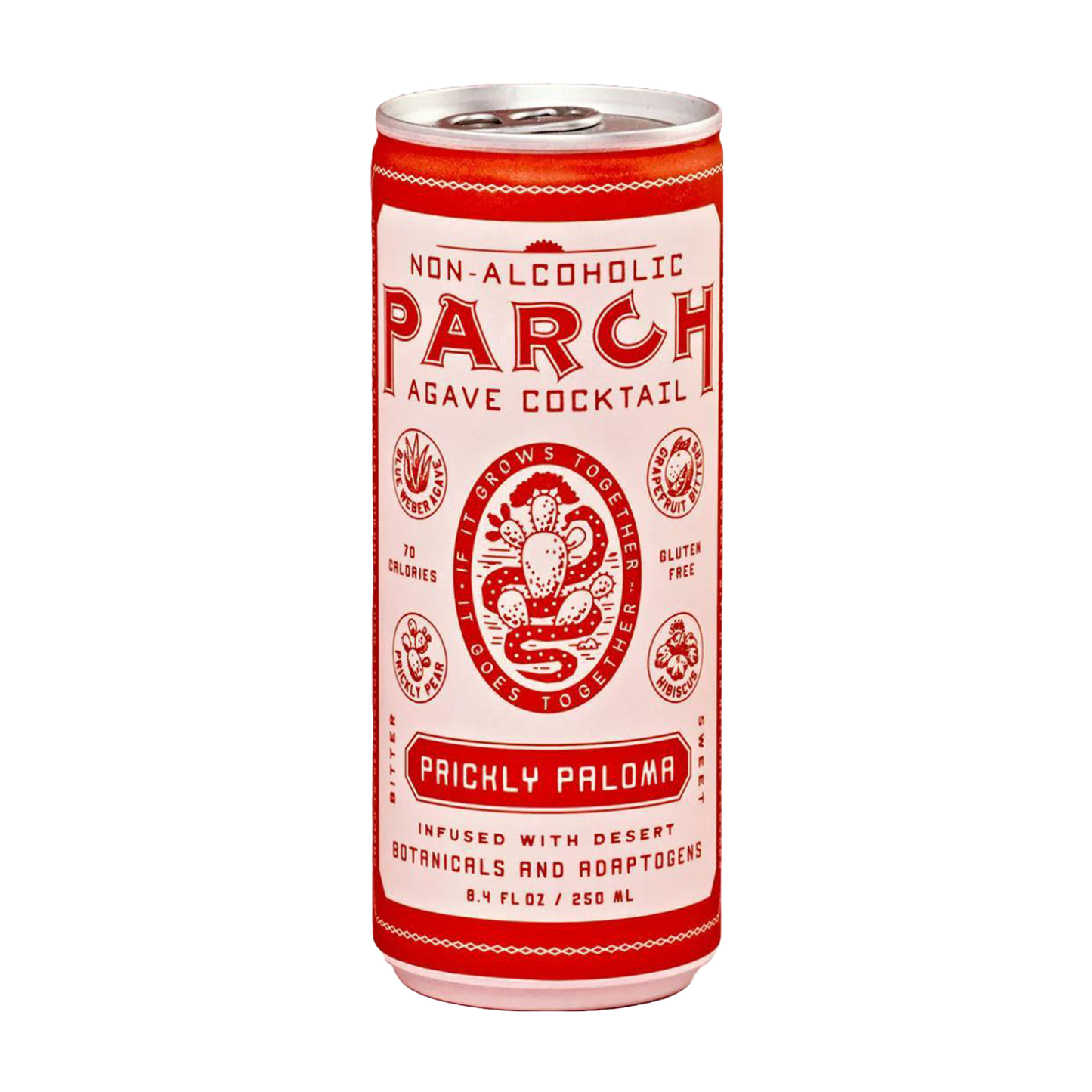 Parch Prickly Paloma Non-Alcoholic Cocktail (4-Pack)