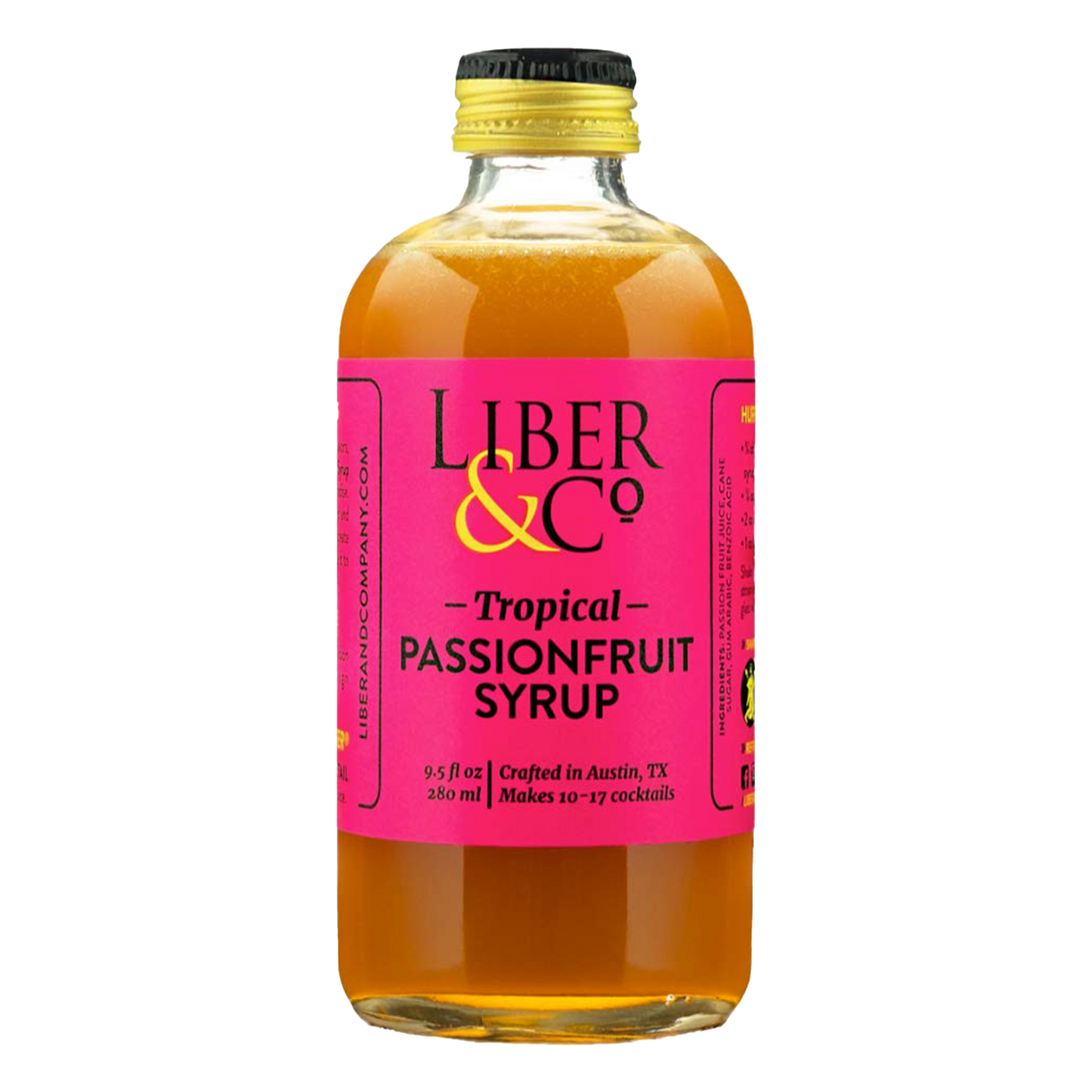 Liber & Co. Tropical Passion Fruit Syrup 9.5 oz