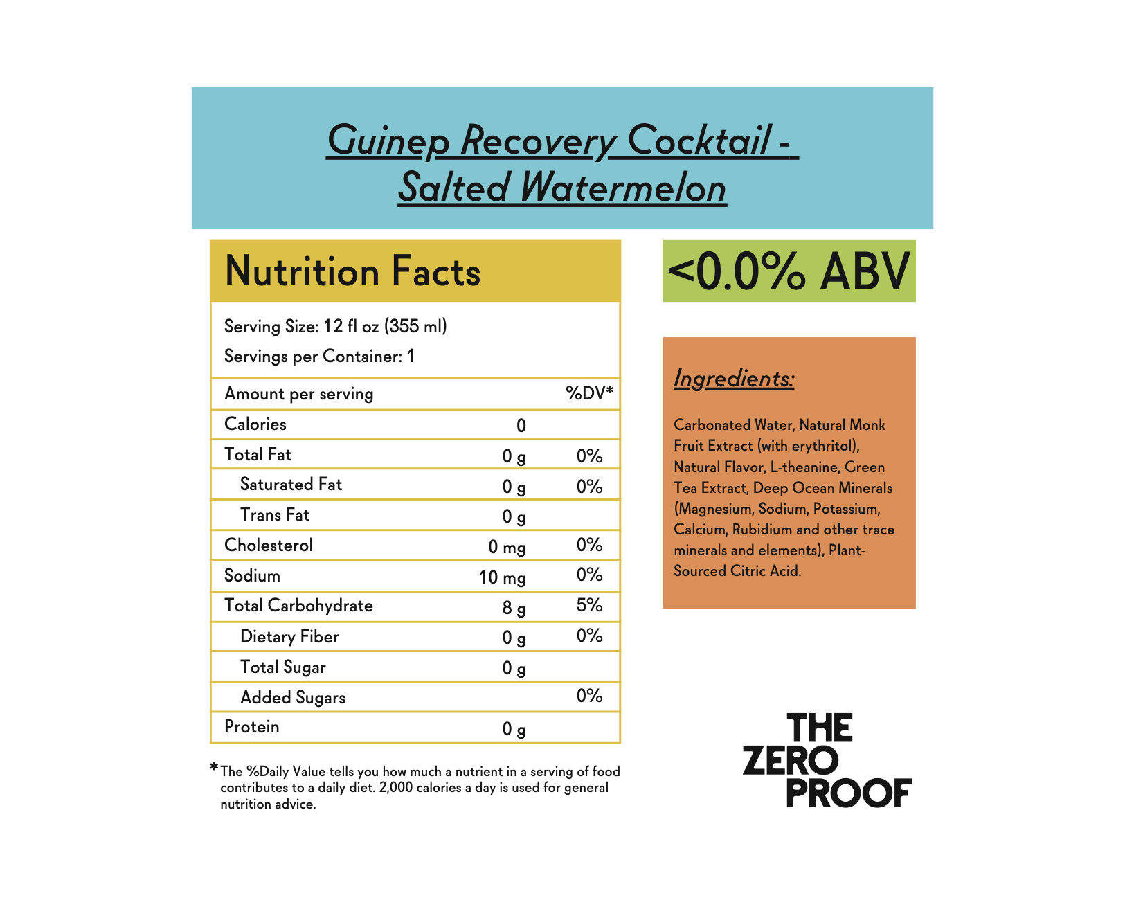 Guinep Recovery Cocktail - Salted Watermelon
