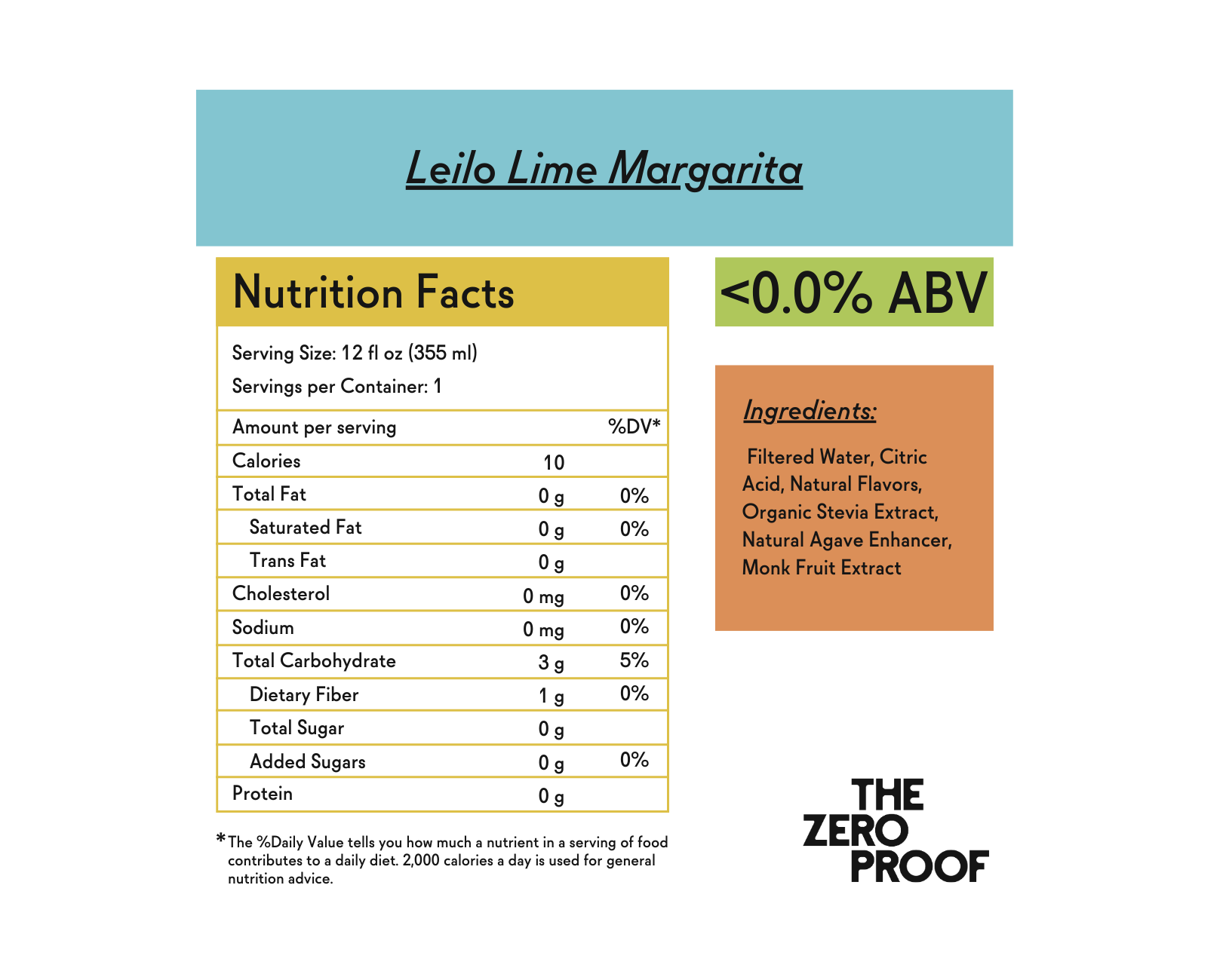 Leilo Lime Margarita Kava Drink