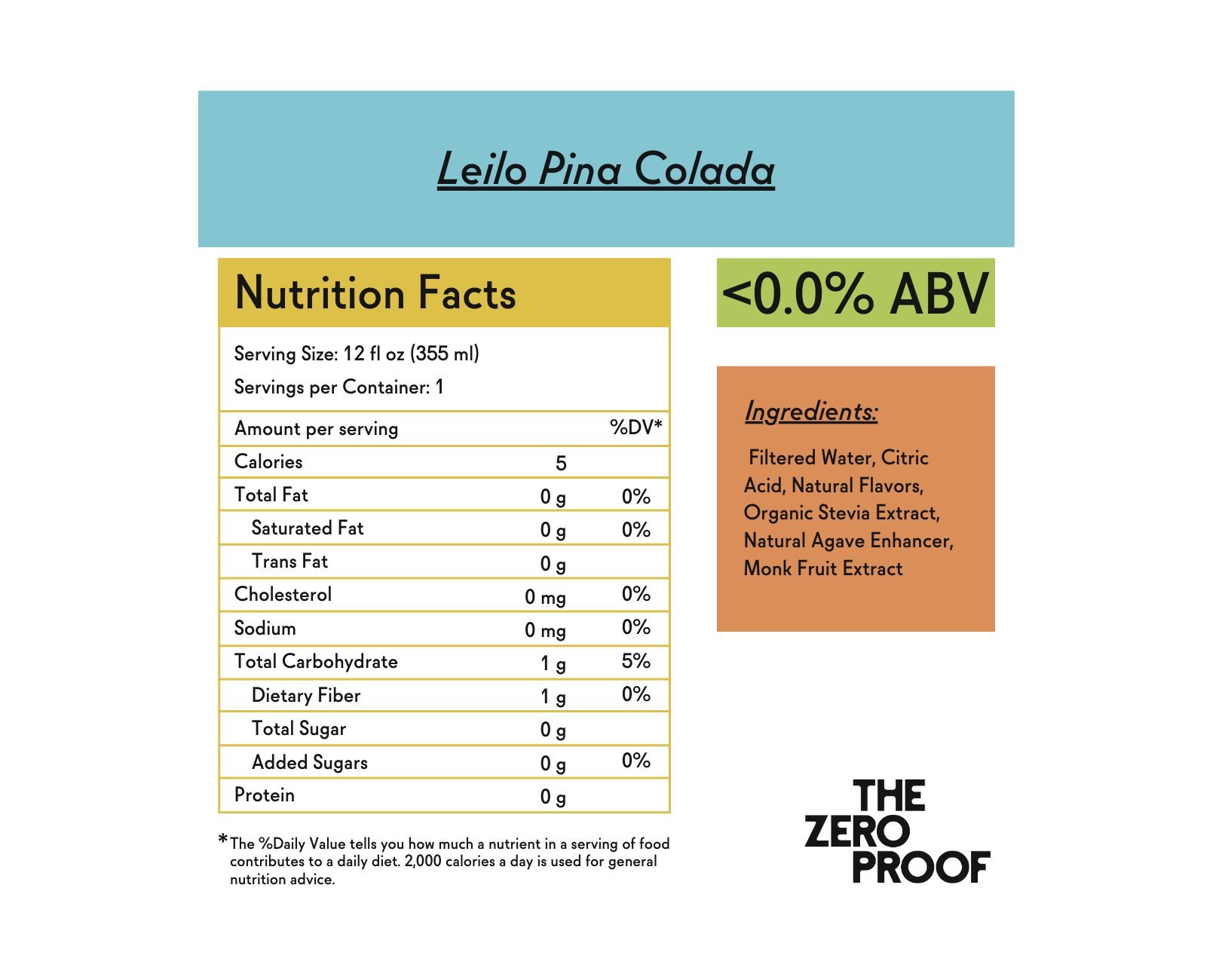 Leilo Piña Colada Kava Drink