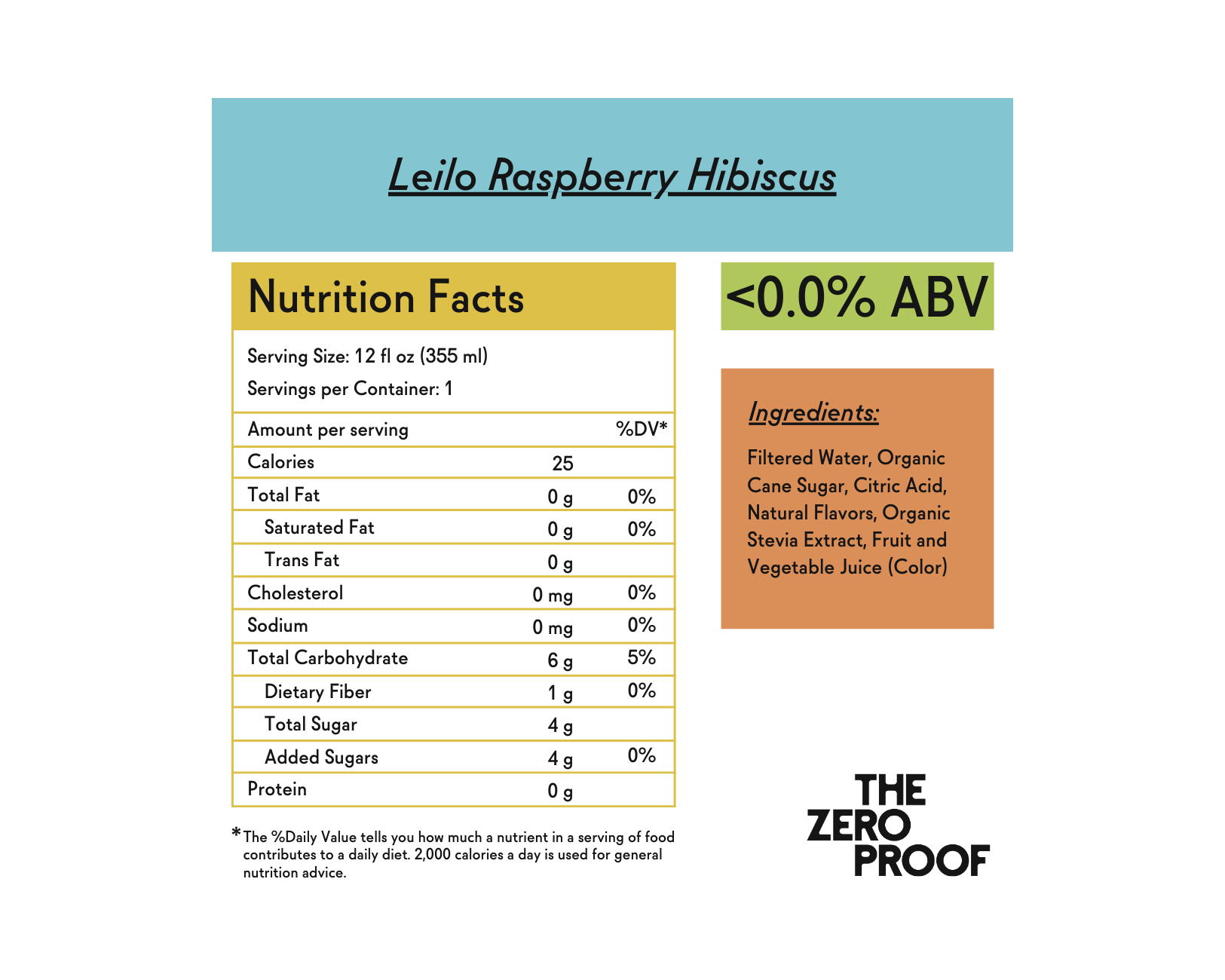 Leilo Kava Cocktail - Raspberry Hibiscus
