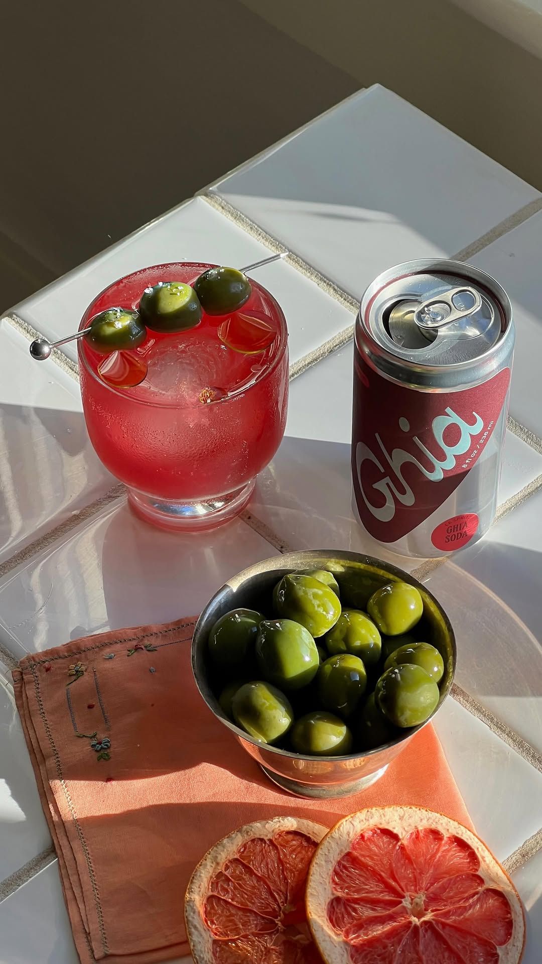 Cocktails for hot season