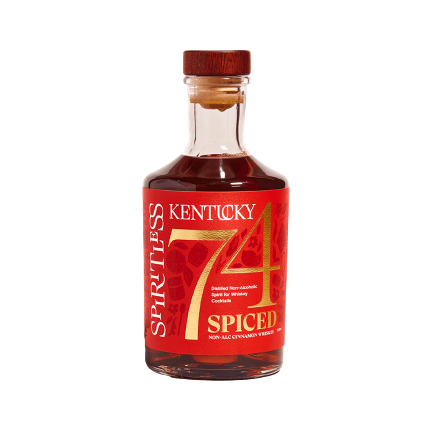 Spiritless Kentucky 74 SPICED Non-Alcoholic Cinnamon Whiskey