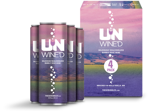 UNWINE’D Bubbly Rosé Cans - 4-pack
