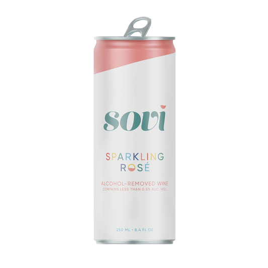 Sovi Non-Alcoholic Sparkling Rosé (4-Pack)