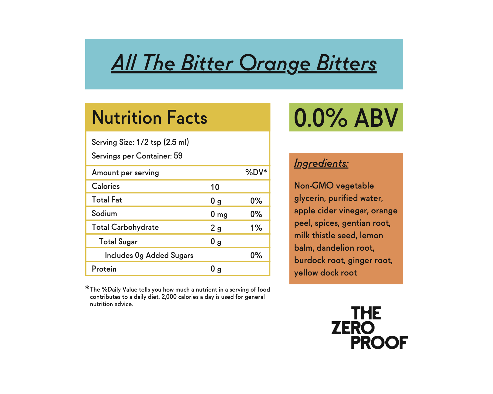 All The Bitter Orange Cardamom Bitters (5 oz)