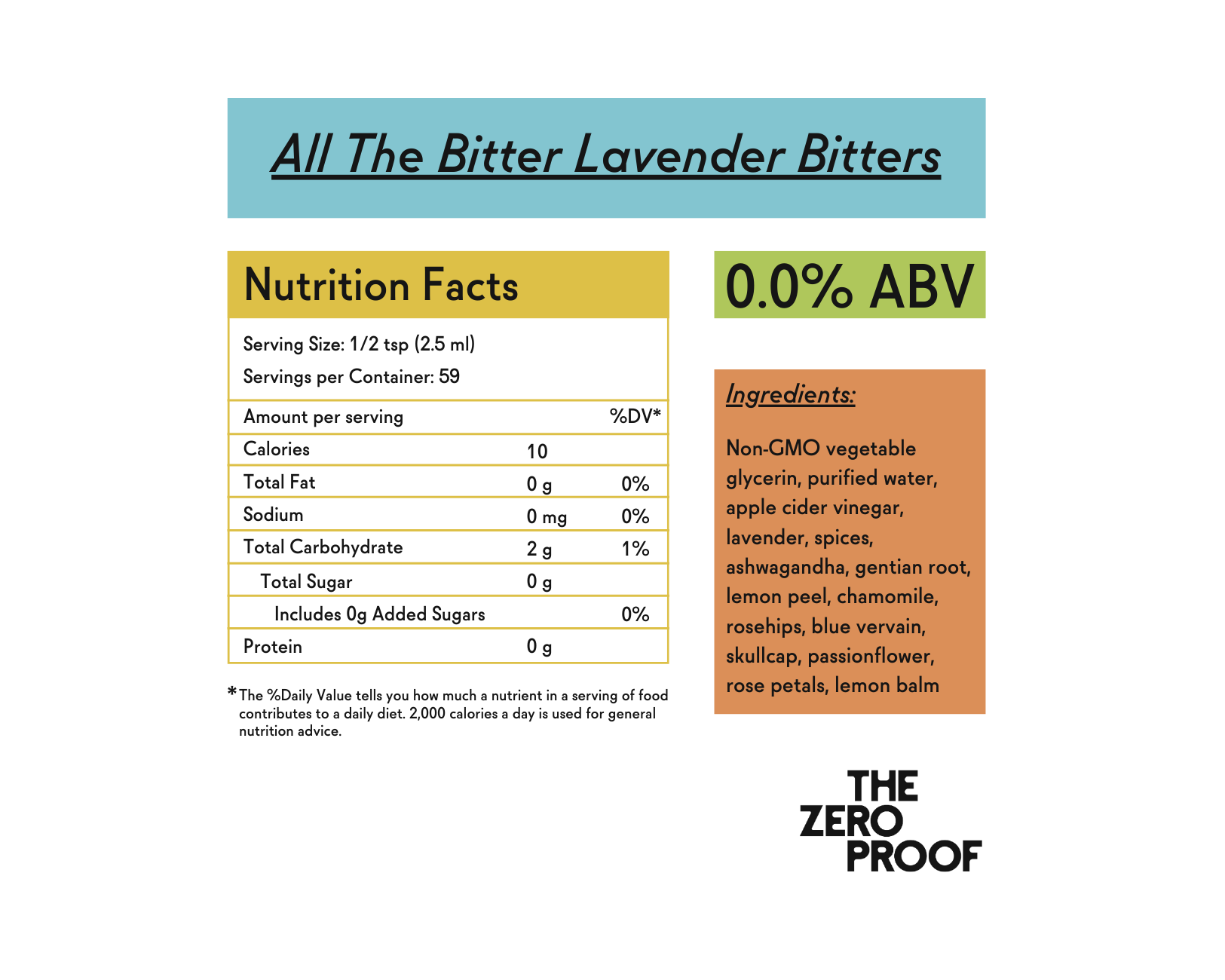 All The Bitter Lavender Chamomile Bitters (5 oz)