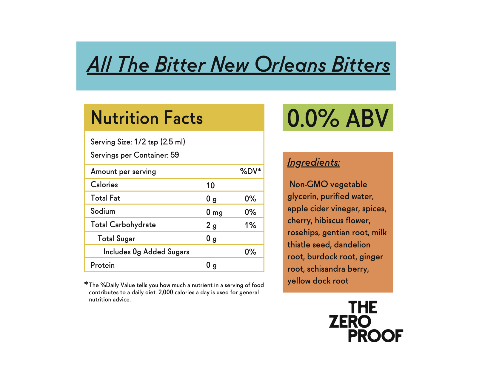 All The Bitter New Orleans Spiced Cherry Bitters (5 oz)