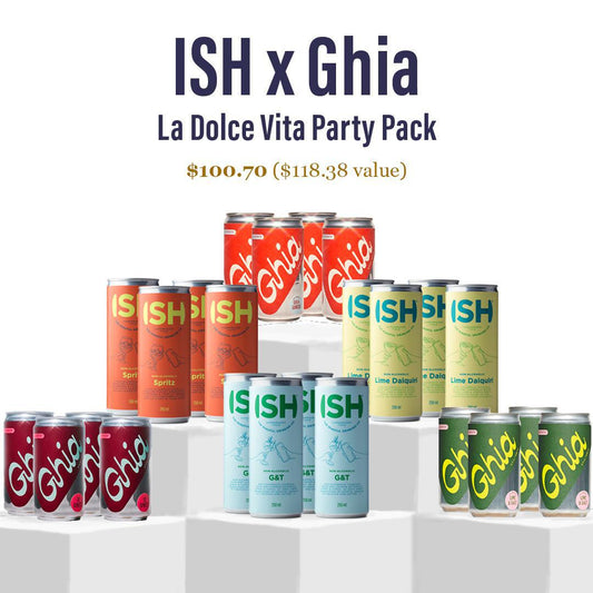ISH x Ghia La Dolce Vita Party Pack