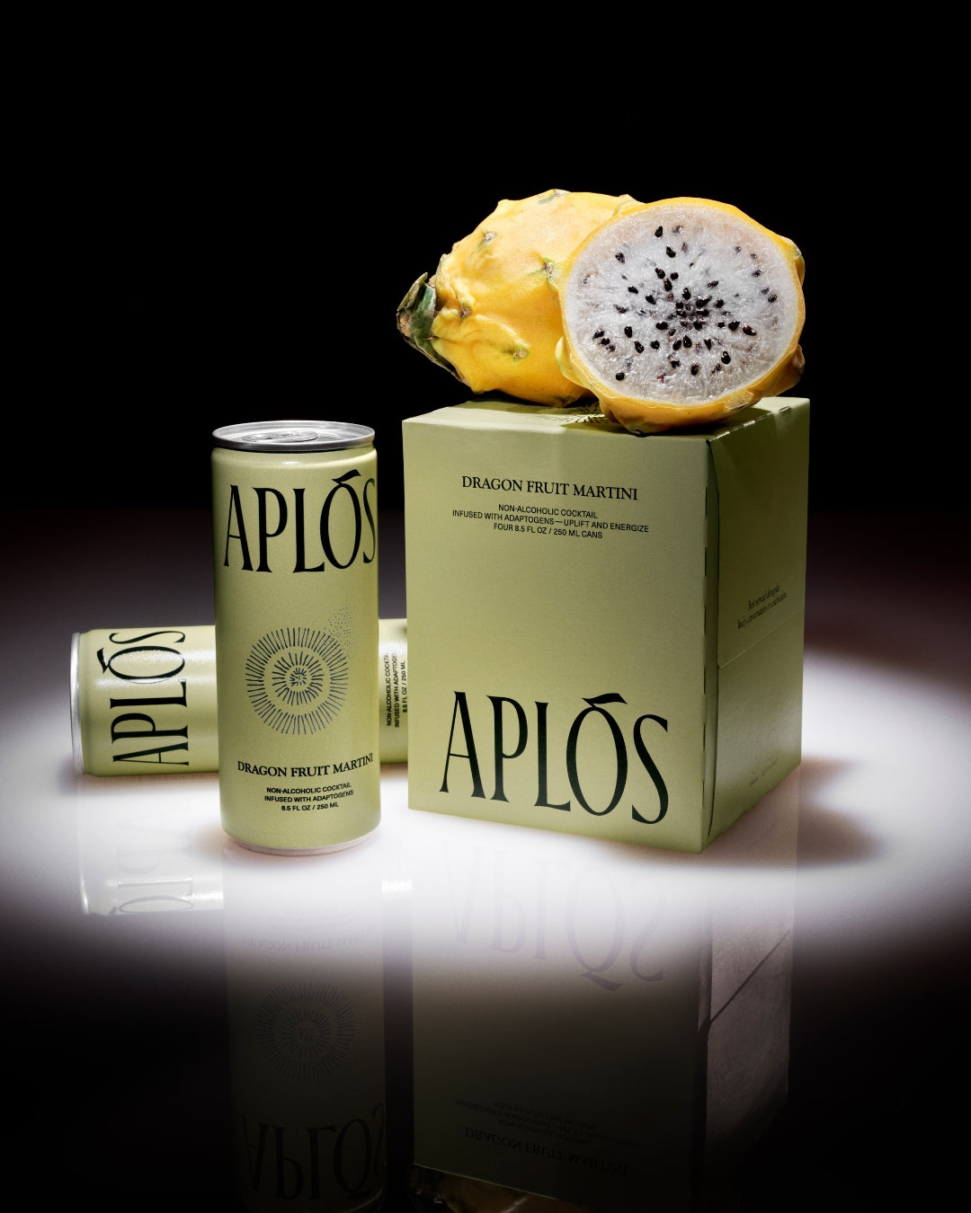 Aplos Non-Alcoholic Dragon Fruit Martini