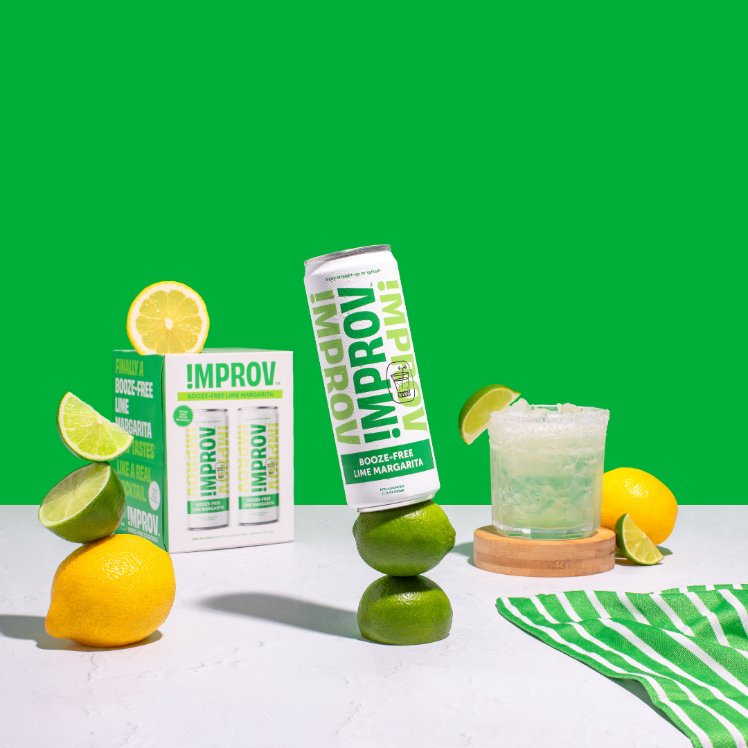 Improv Booze-Free Lime Margarita (4-pack)