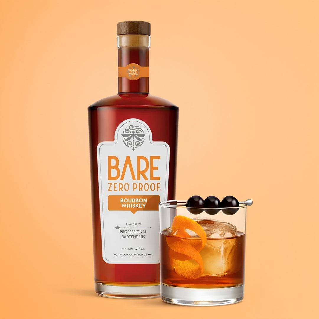 BARE Zero Proof Non-Alcoholic Bourbon Whiskey