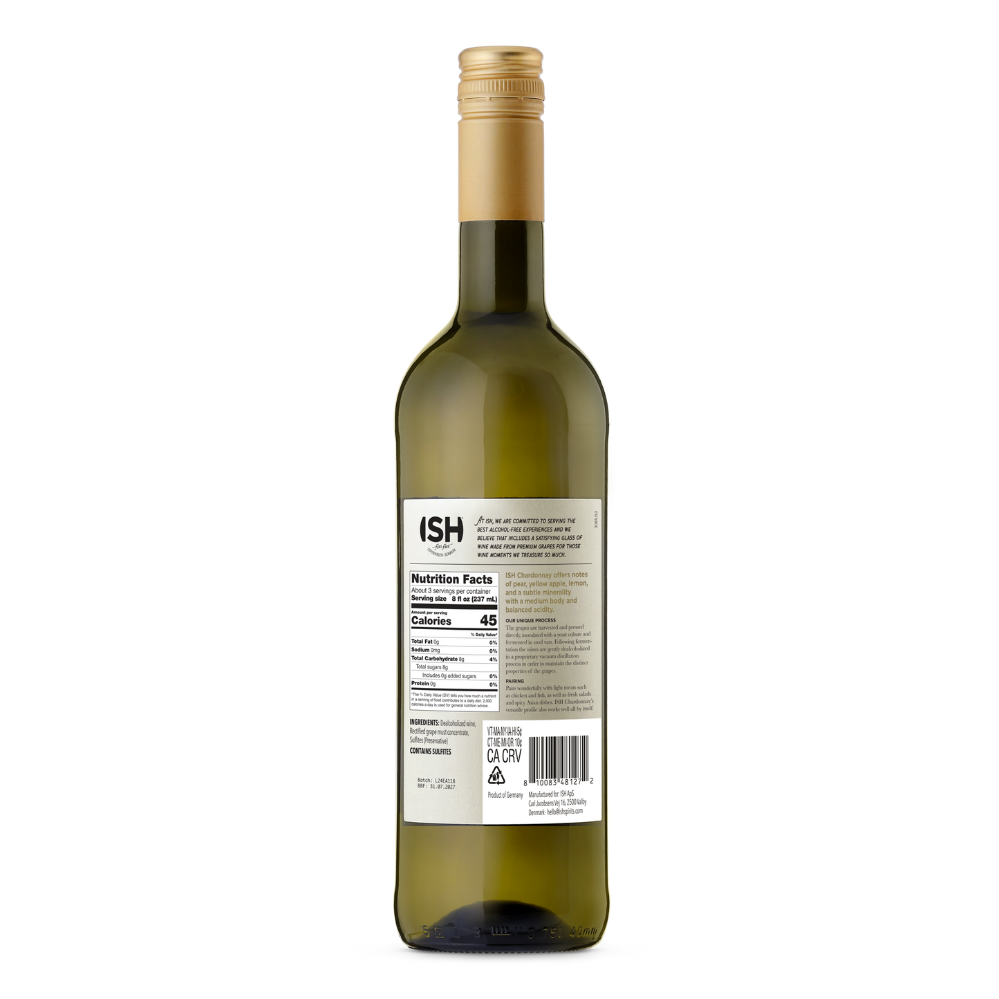 ISH Non-Alcoholic Chardonnay