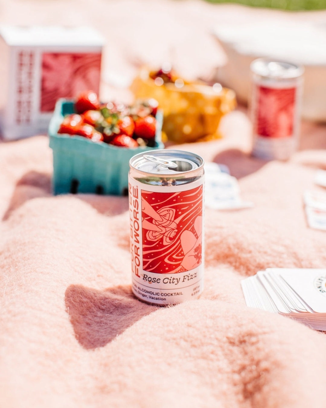 For Bitter For Worse Rose City Fizz Non-Alcoholic Cocktail (4-Pack)